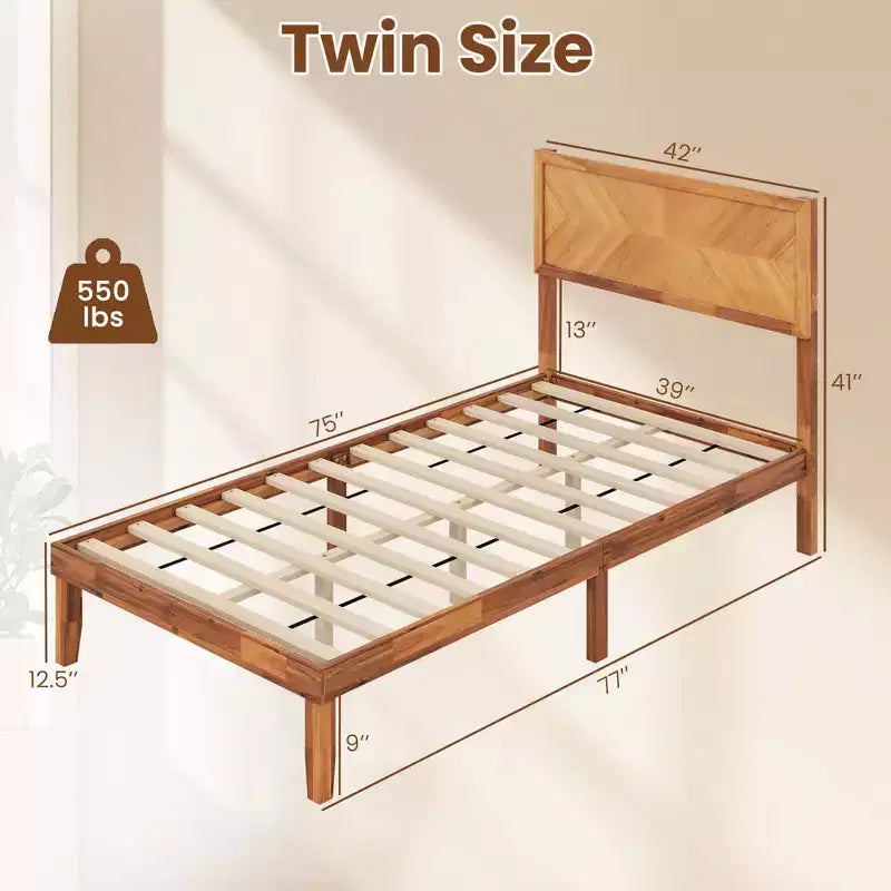 Cadre de lit double/grand lit/très grand lit avec tête de lit, support à lattes en bois, 9 espaces de rangement sous le lit