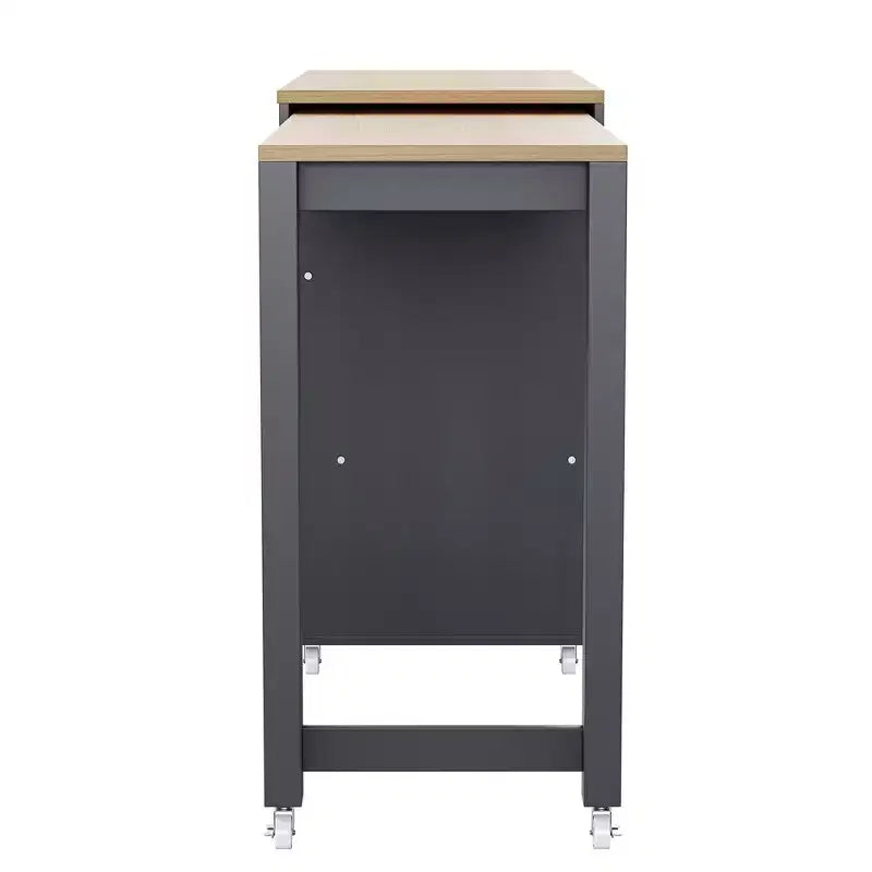 Îlot de cuisine avec table à manger extensible, îlot de cuisine roulant sur roulettes avec 2 tiroirs, chariot de rangement de cuisine avec armoire à 4 portes