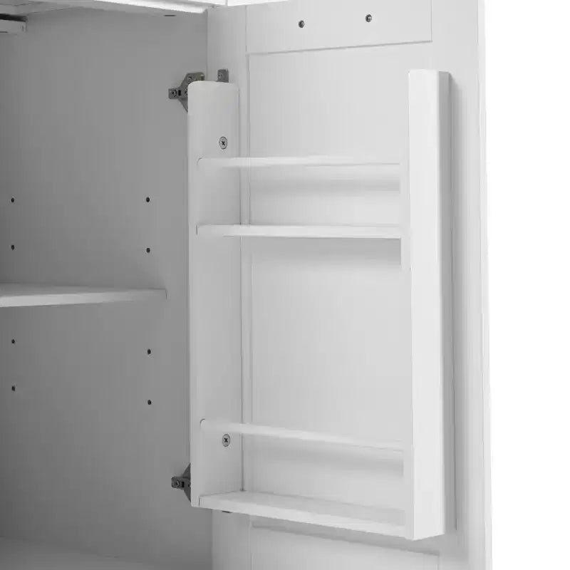 Îlot de cuisine avec abattant, Desserte de rangement de cuisine avec organisateur de meuble coulissant et étagère de rangement, Desserte de cuisine roulante sur roulettes avec tiroirs