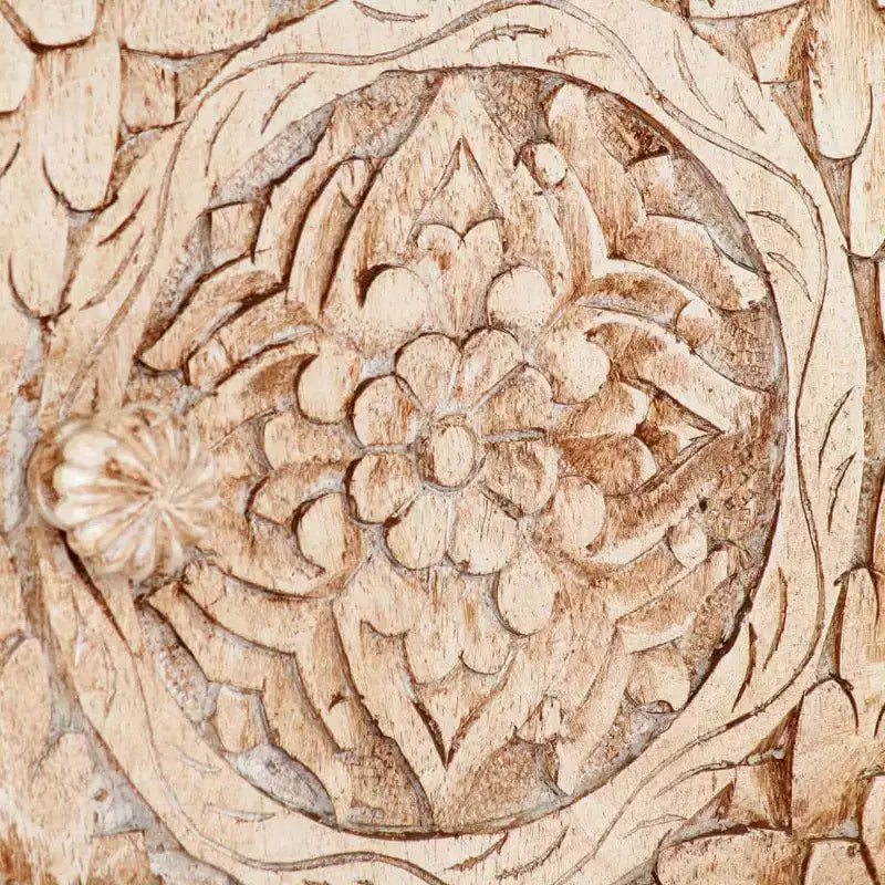 Table de chevet 40x30x50 cm en bois de manguier massif