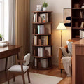Bellemave Rotating Bookshelf, 360 Display Round Stackable Spinning Bookshelf, Revolving Round Book Shelf, Space-Saving
