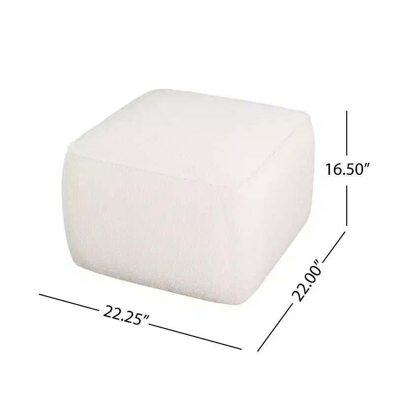 Table basse ottoman moderne ronde/carrée avec surface en cuir PU/tissu, petit repose-pieds multifonctionnel pour chambre à coucher, entrée