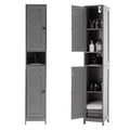 Tall Bathroom Cabinet with Drawer & Adjustable Shelves, 66.9 Inch for Bathroom, Kitchen, Hallway, Modern Accent Furniture