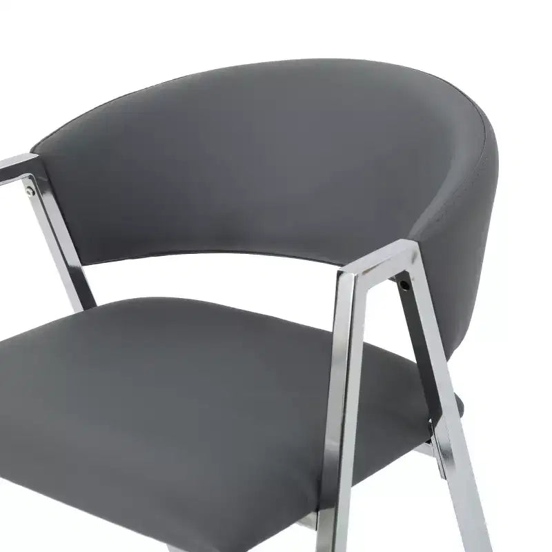 Tabourets de bar modernes à hauteur de comptoir (lot de 2), chaises de bar avec assise en similicuir et structure en A, chaises d'appoint pour cuisine, bureau, bar, salle à manger
