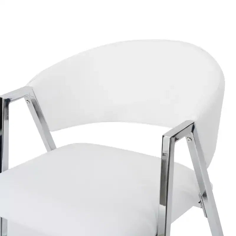 Tabourets de bar modernes à hauteur de comptoir (lot de 2), chaises de bar avec assise en similicuir et structure en A, chaises d'appoint pour cuisine, bureau, bar, salle à manger