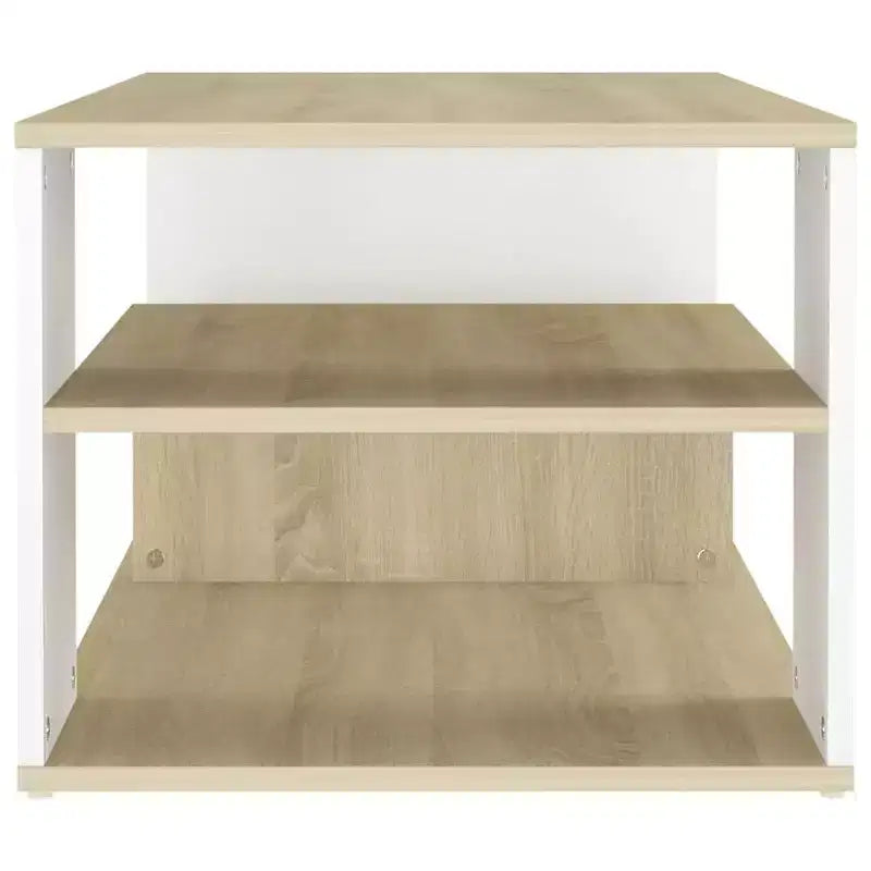 Table basse Bois d'ingénierie blanc 100 x 50 x 40 cm