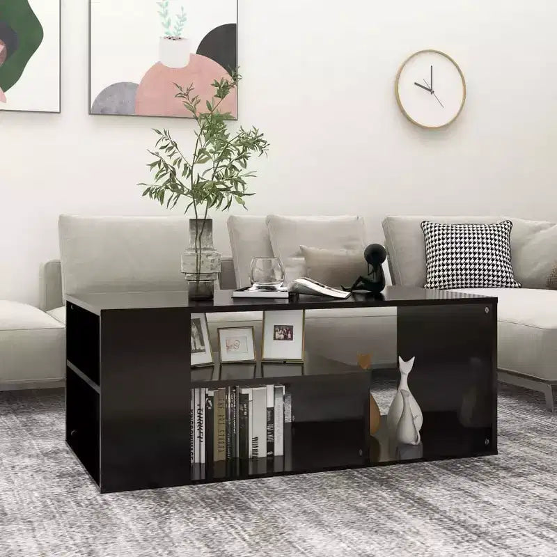 Table basse Bois d'ingénierie blanc 100 x 50 x 40 cm