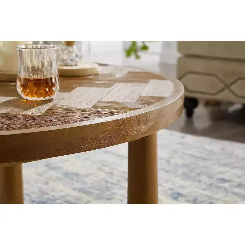 Table basse en bois massif de style Mid-Century,robuste et élégante pour salon ou appartement