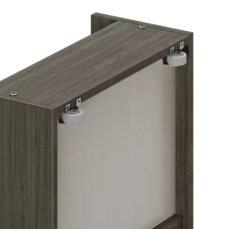 Cadre de lit simple avec tiroir de rangement, lit plateforme en bois massif pour enfants