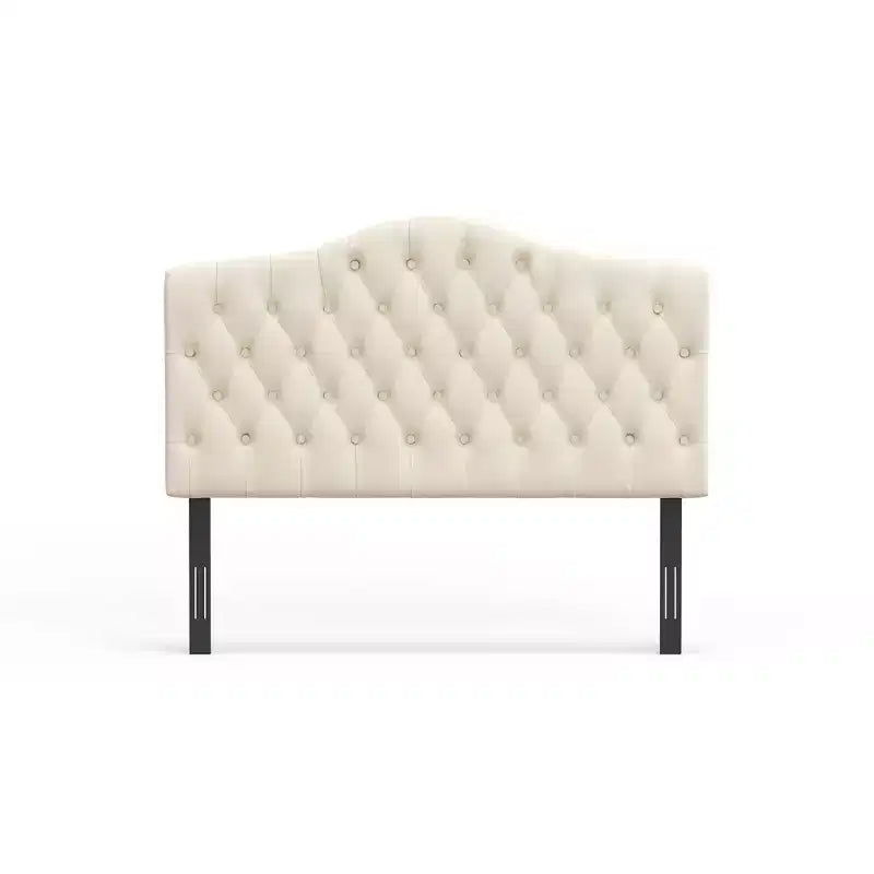 eLuxury Grenada Adjustable Tufted Headboard
