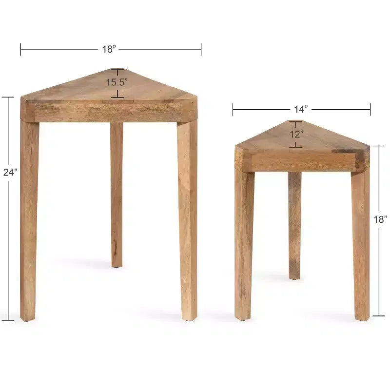 Table gigogne en bois