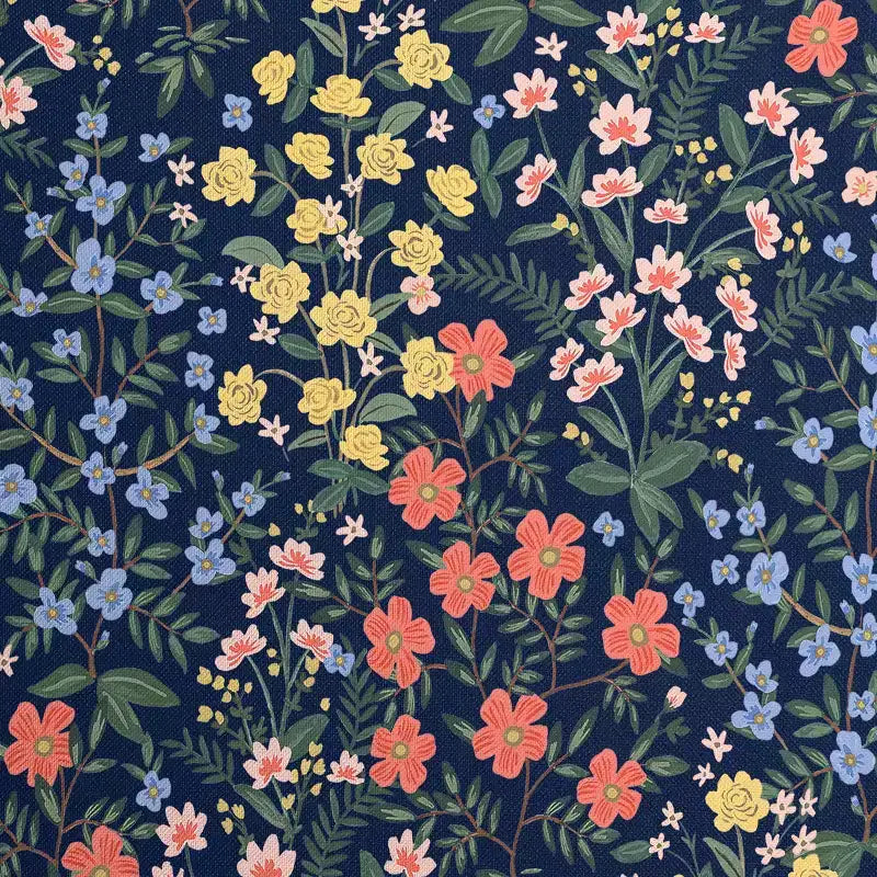 Chaise de salle à manger tapissée à imprimé floral
