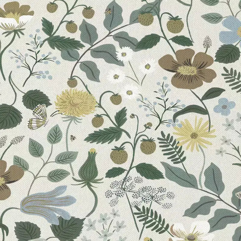 Chaise de salle à manger tapissée à imprimé floral